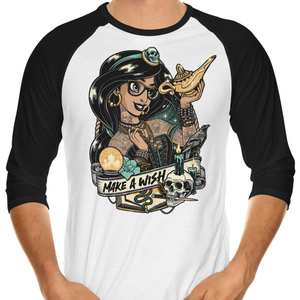 Make a Wish - 3/4 Sleeve Raglan T-Shirt